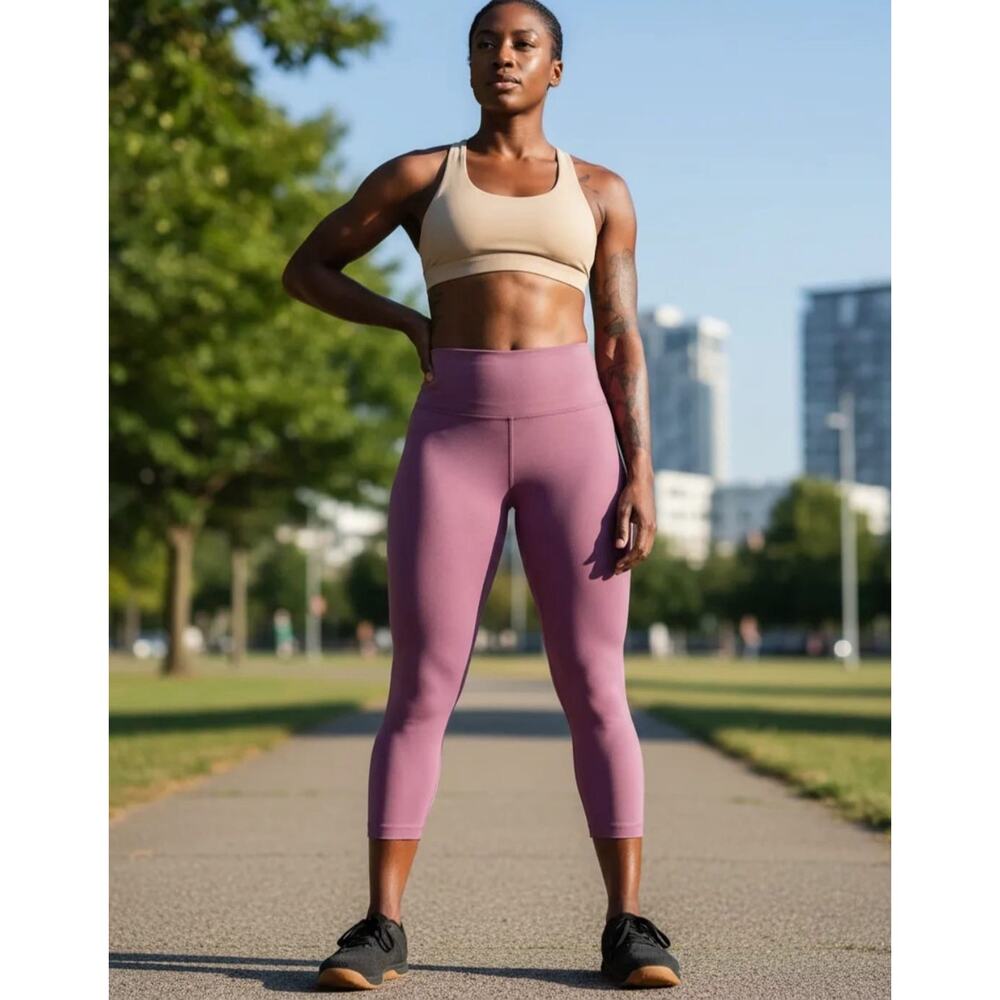 Nobull Women’s Leggings 7/8 High Rise Orchid Color Size Medium